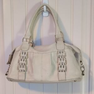 Danier Shoulder White Leather Bag
